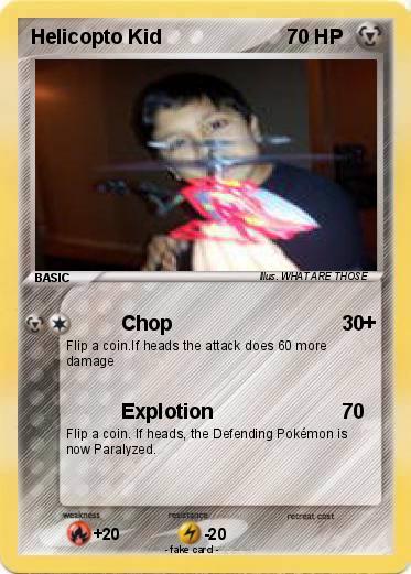 Pokemon Helicopto Kid