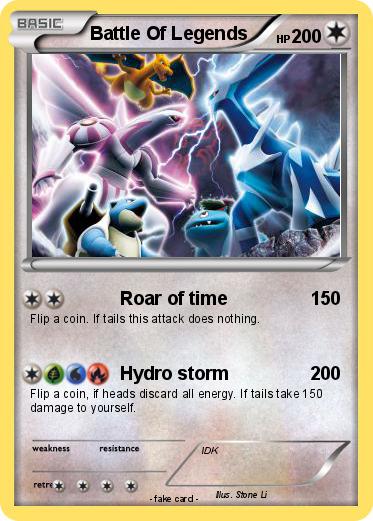 Pokemon Battle Of Legends