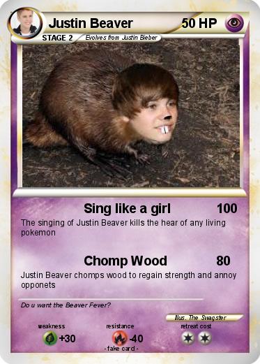 Pokemon Justin Beaver