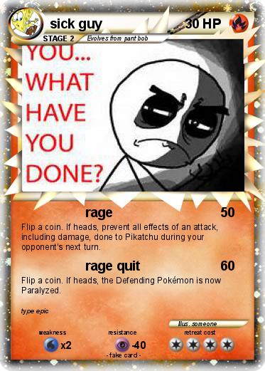 Pokemon sick guy