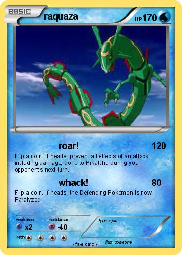 Pokemon raquaza
