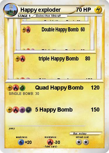 Pokemon Happy exploder