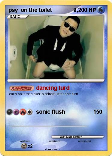 Pokemon psy  on the toilet              9,