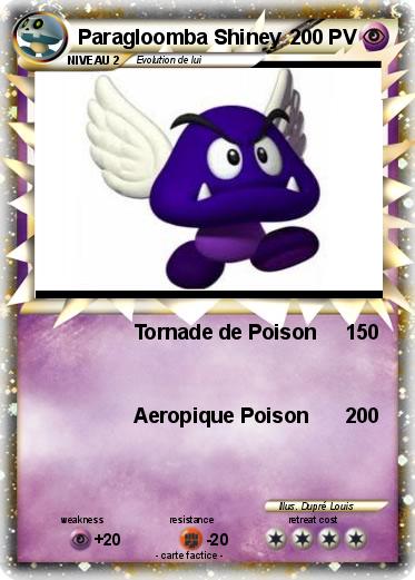 Pokemon Paragloomba Shiney