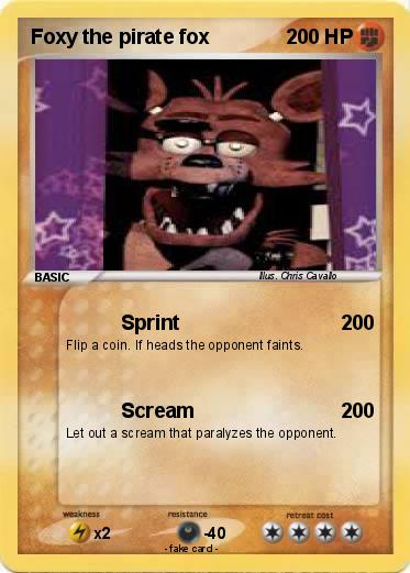 Pokemon Foxy the pirate fox