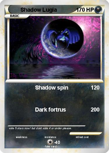 Pokemon Shadow Lugia