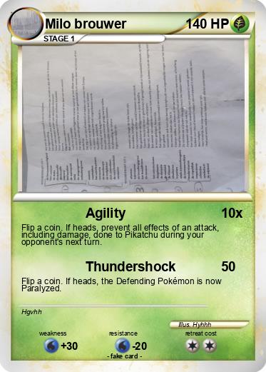 Pokemon Milo brouwer