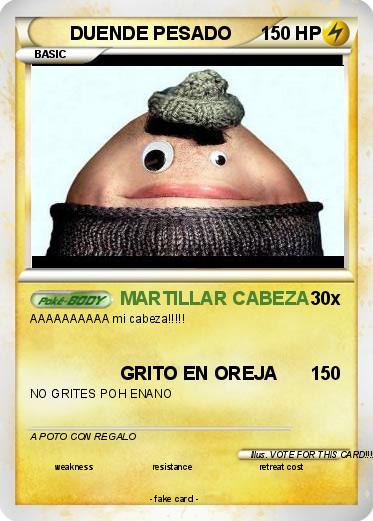 Pokemon DUENDE PESADO