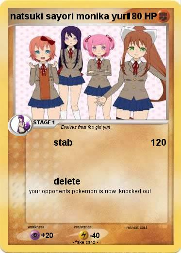 Pokemon natsuki sayori monika yuri