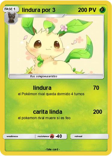 Pokemon lindura por 3