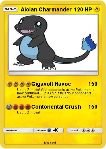 Pokemon Alolan Charmander