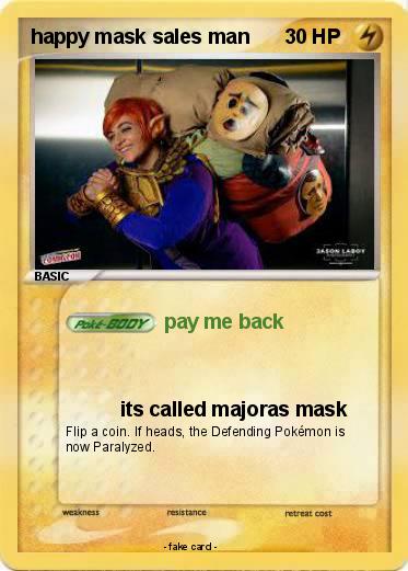 Pokemon happy mask sales man