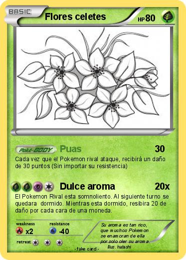 Pokemon Flores celetes