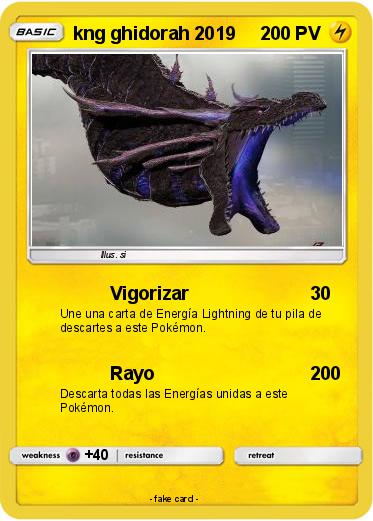 Pokemon kng ghidorah 2019