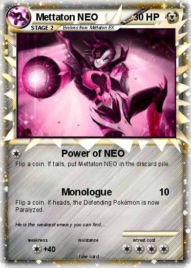 Pokemon Mettaton NEO