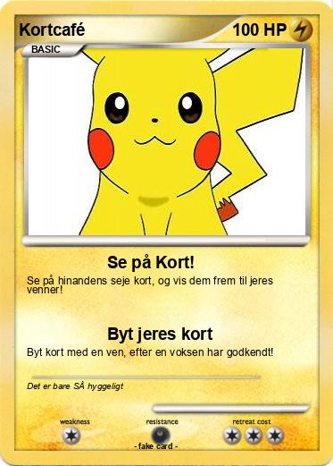 Pokemon Kortcafé