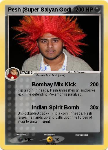 Pokemon Pesh (Super Saiyan God)