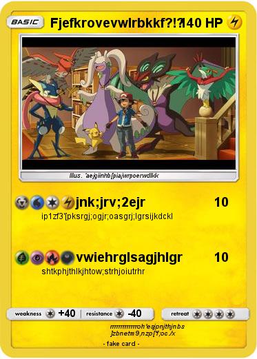 Pokemon Fjefkrovevwlrbkkf?!?