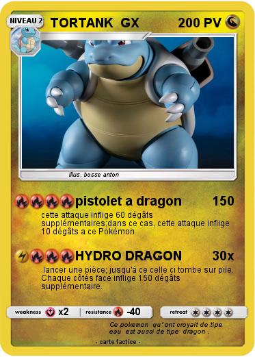 Pokemon TORTANK  GX