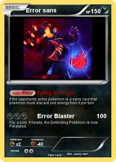 Pokemon Error sans
