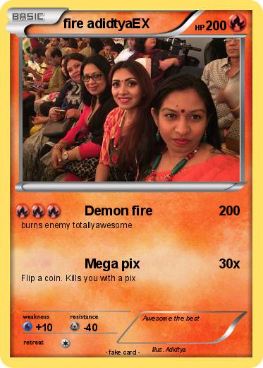 Pokemon fire adidtyaEX