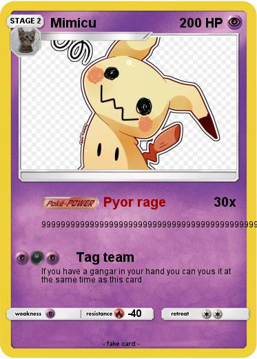 Pokemon Mimicu