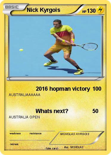 Pokemon Nick Kyrgois