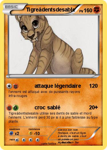 Pokemon Tigreàdentsdesable