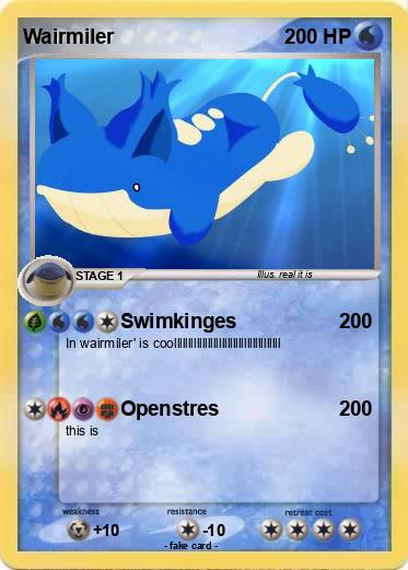 Pokemon Wairmiler