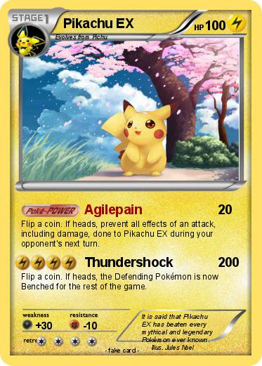 Pokemon Pikachu EX