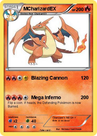 Pokemon MCharizardEX