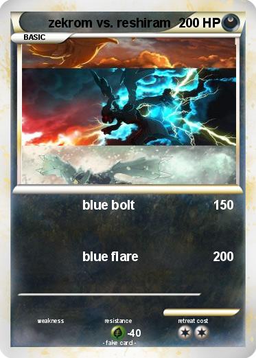 Pokemon zekrom vs. reshiram
