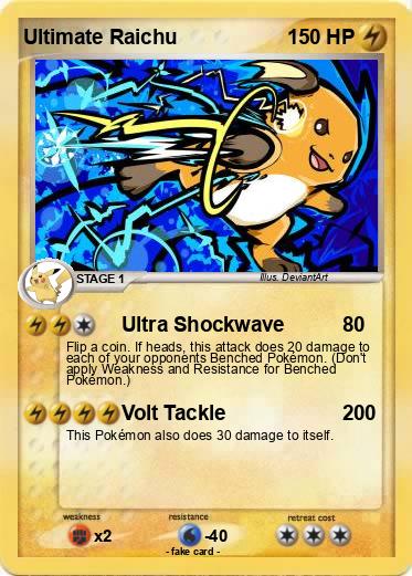 Pokemon Ultimate Raichu