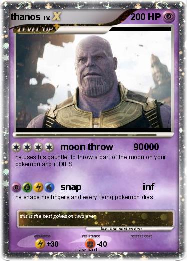 Pokemon thanos