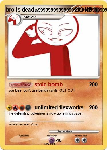 Pokemon bro is dead