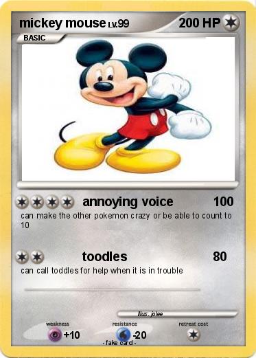 Pokemon mickey mouse