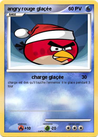 Pokemon angry rouge glaçée