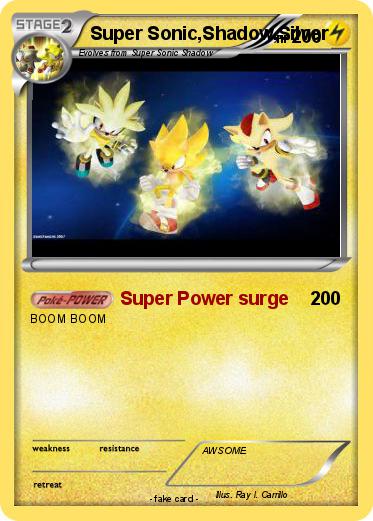 Pokemon Super Sonic,Shadow,Silver