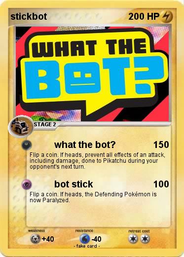 Pokemon stickbot
