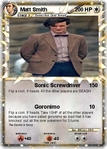Pokemon Matt Smith
