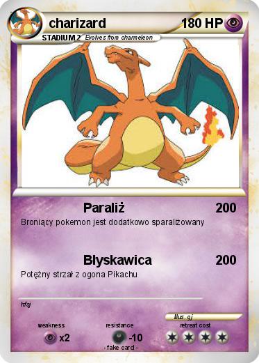 Pokemon charizard