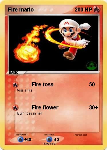 Pokemon Fire mario