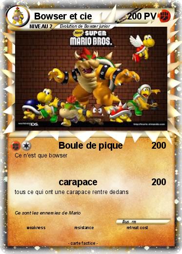 Pokemon Bowser et cie