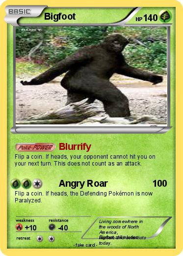 Pokemon Bigfoot