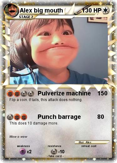 Pokemon Alex big mouth