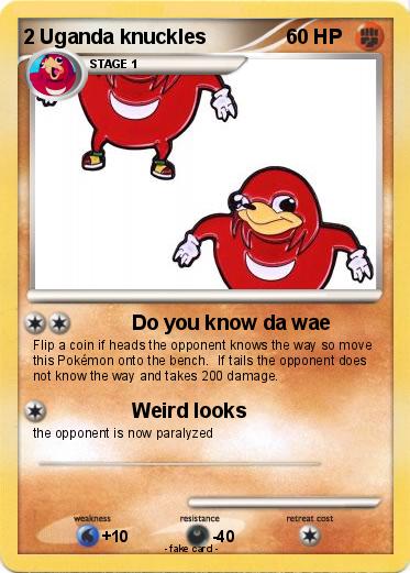Pokemon 2 Uganda knuckles
