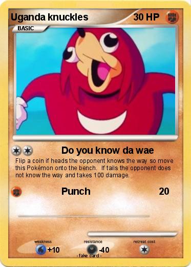 Pokemon Uganda knuckles