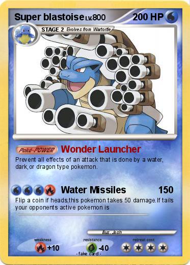 Pokemon Super blastoise
