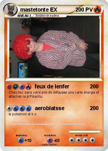 Pokemon mastetonte EX
