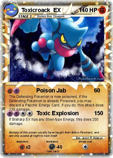 Pokemon Toxicroack  EX